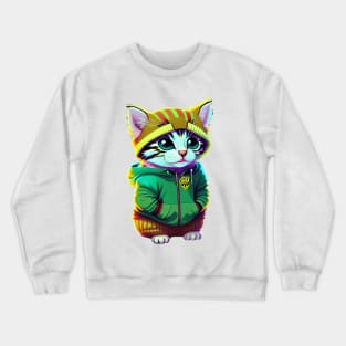 Cute kitten Crewneck Sweatshirt